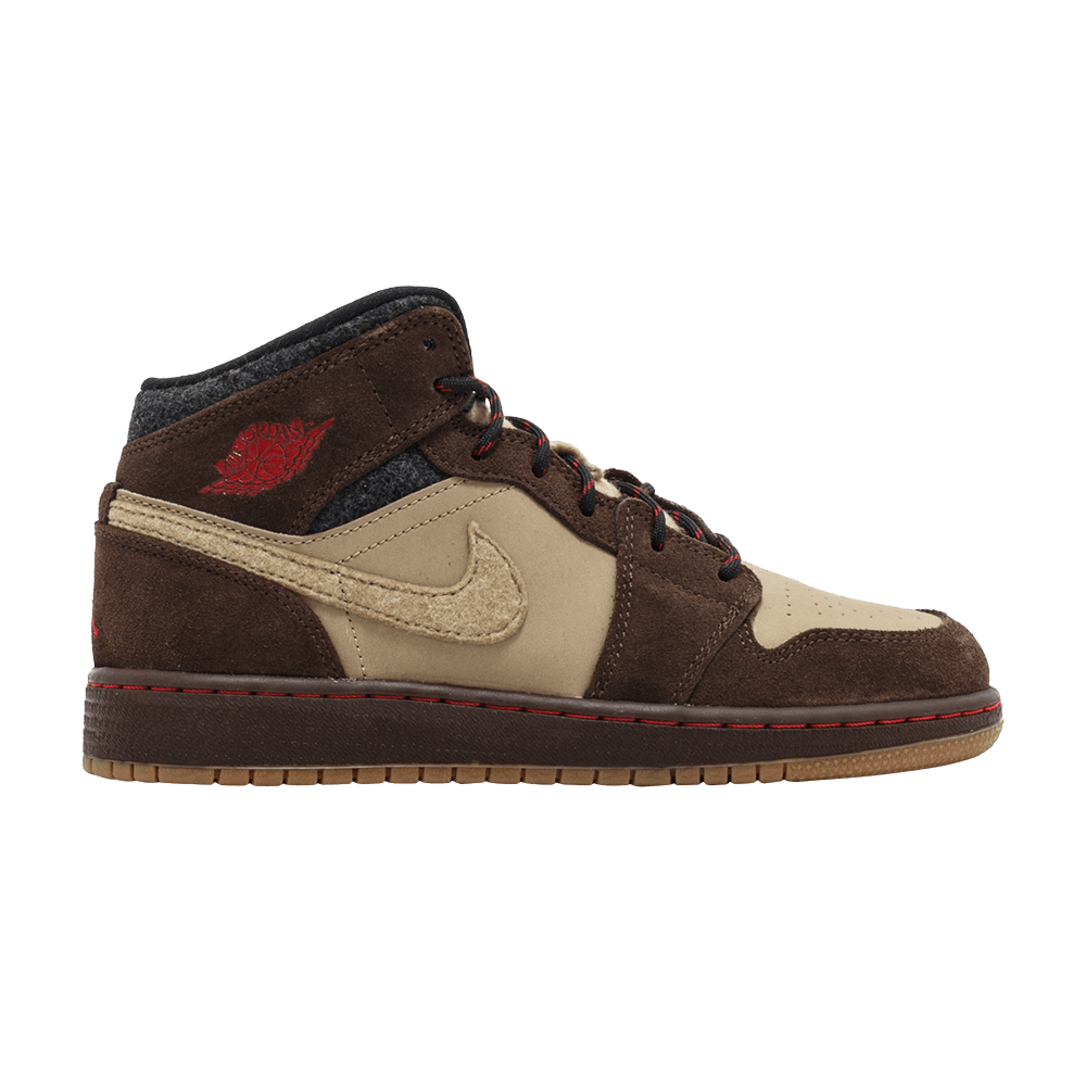 Air Jordan 1 Mid Premium BG 'Baroque Brown'