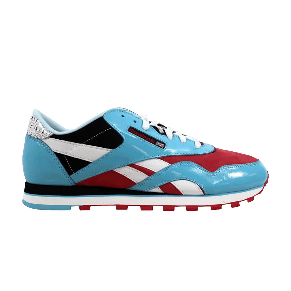 Classic Nylon Patent 2 'Blue Red'