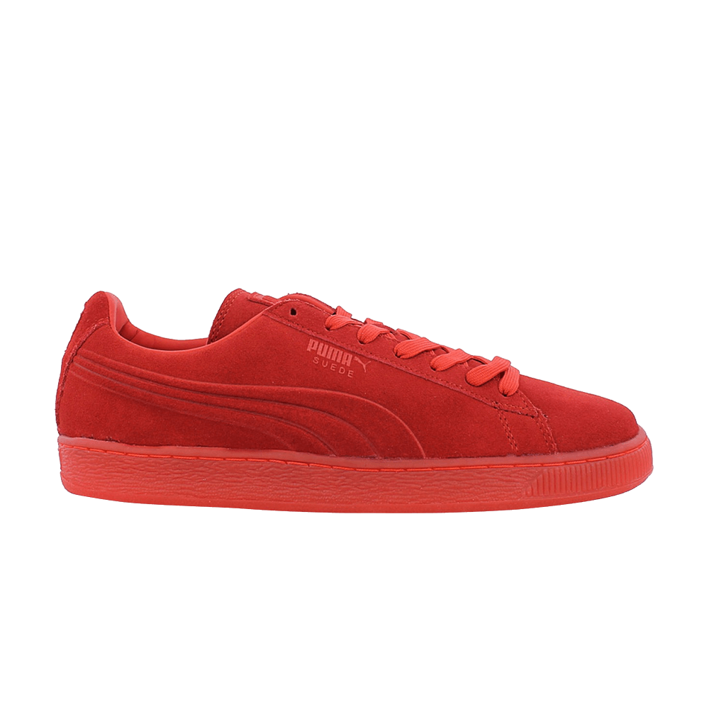 Suede Emboss Iced 'High Risk Red'