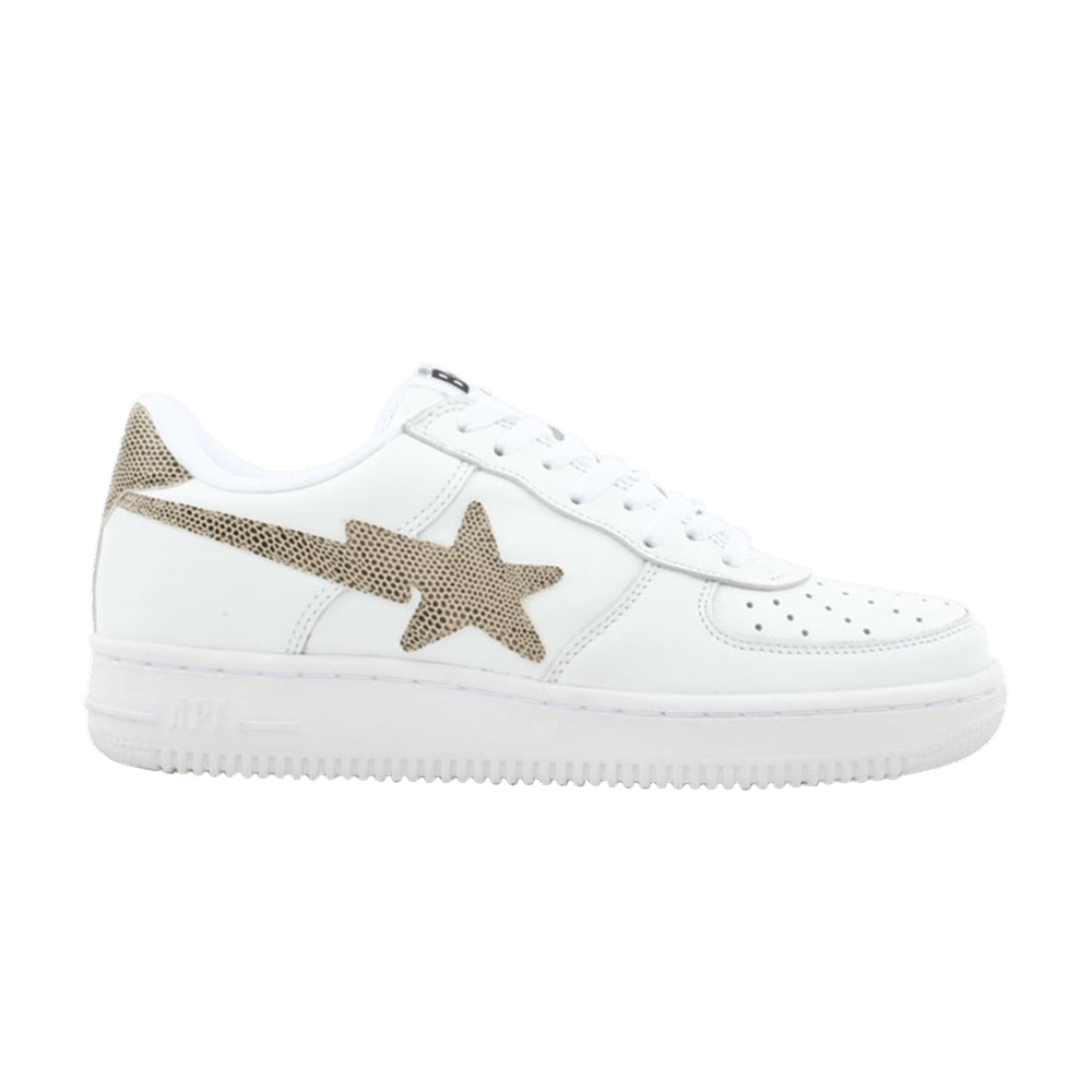 Bapesta FS-001 Low 'White Snake'