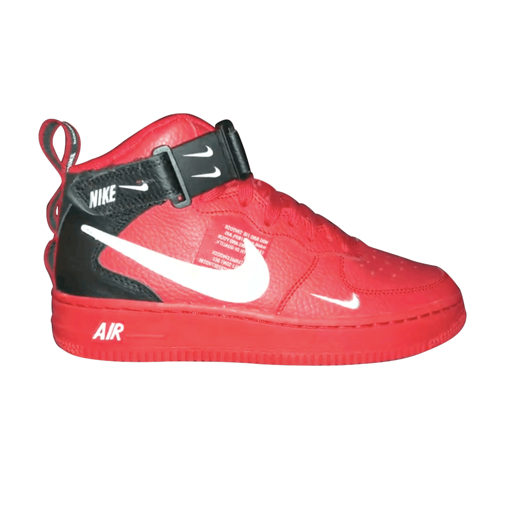 Air Force 1 Mid LV8 GS 'University Red'