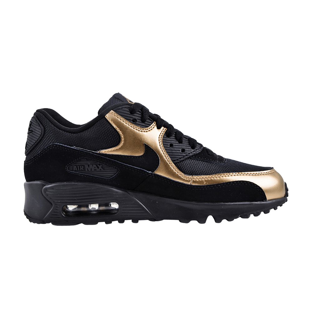 Air Max 90 Mesh GS 'Black Gold'