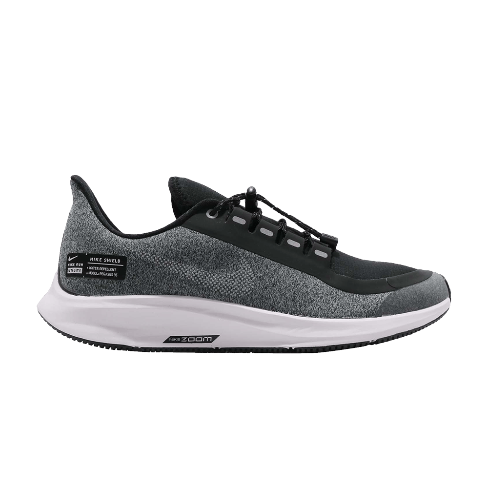 Air Zoom Pegasus 35 Shield GS 'Black Silver'