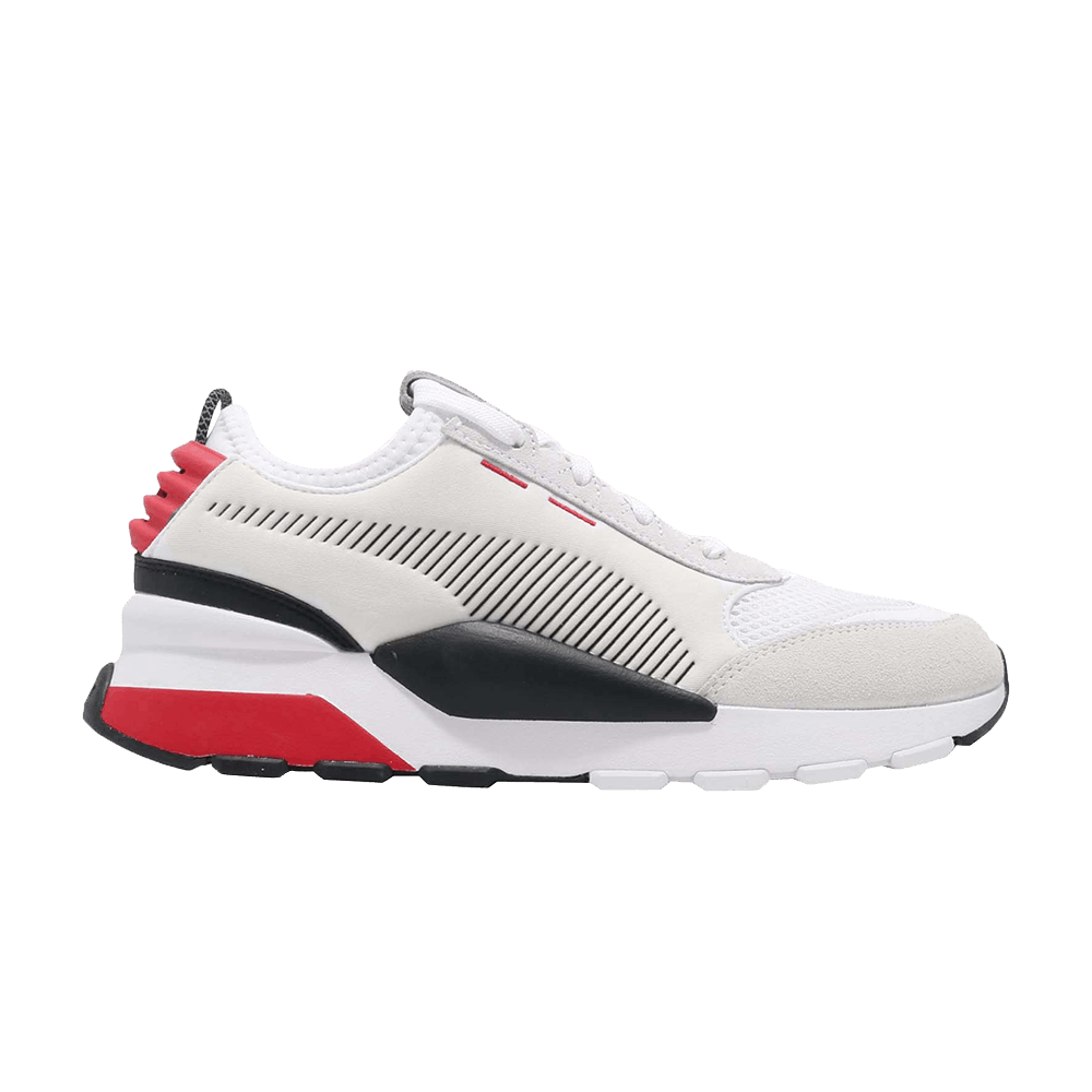 Pre-owned Puma Rs-0 Toys Winter Inj 'white Risk Red' In Grey