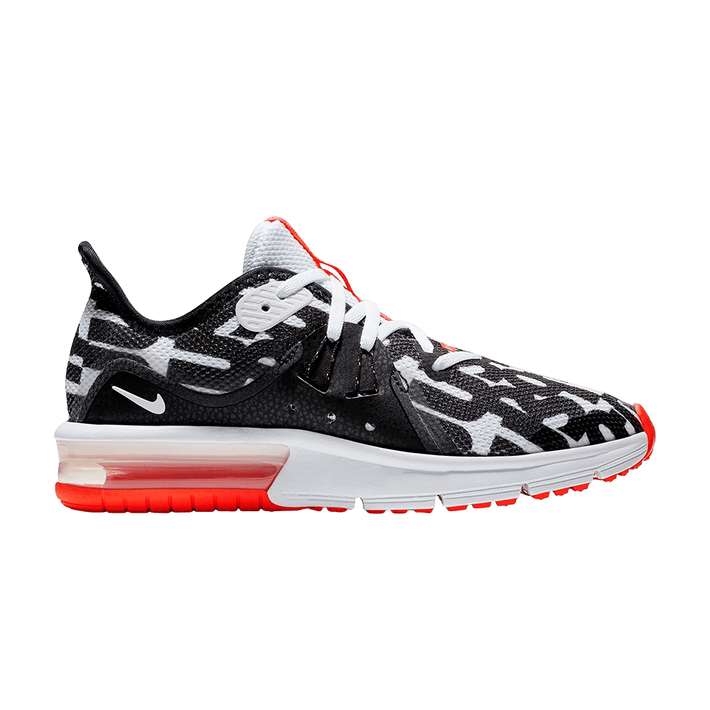 Air Max Sequent 3 JDI GS 'Black White Crimson'