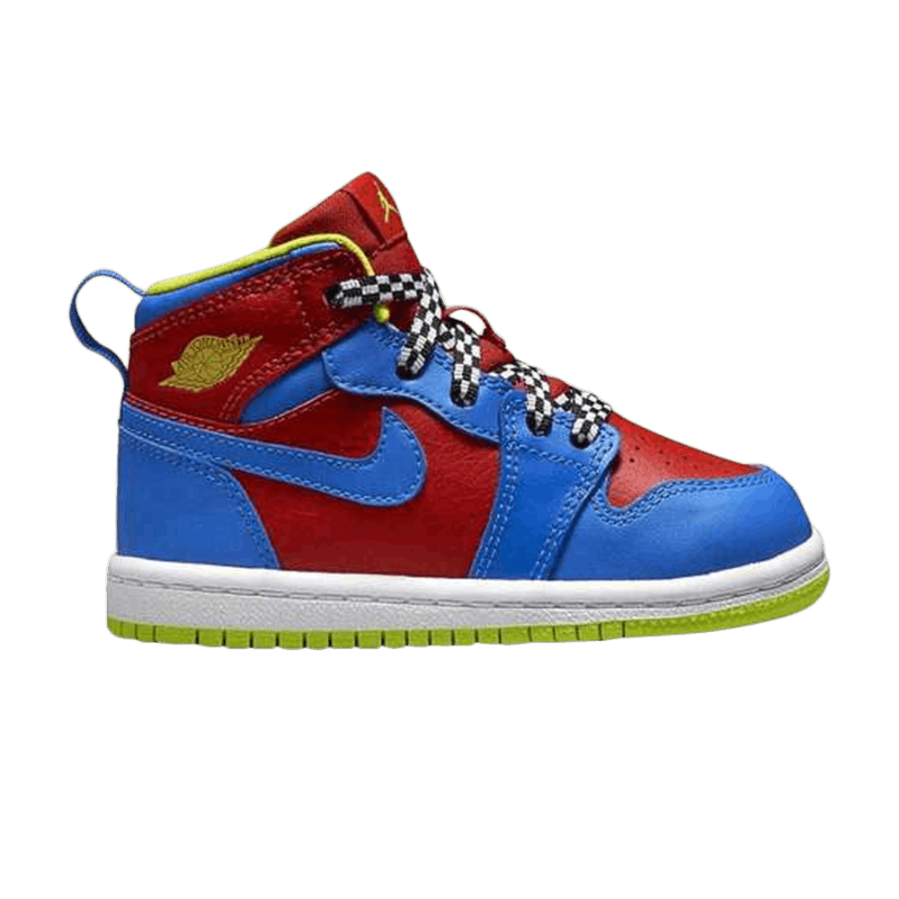 Air Jordan 1 Retro High TD 'Cyber Red Blue'