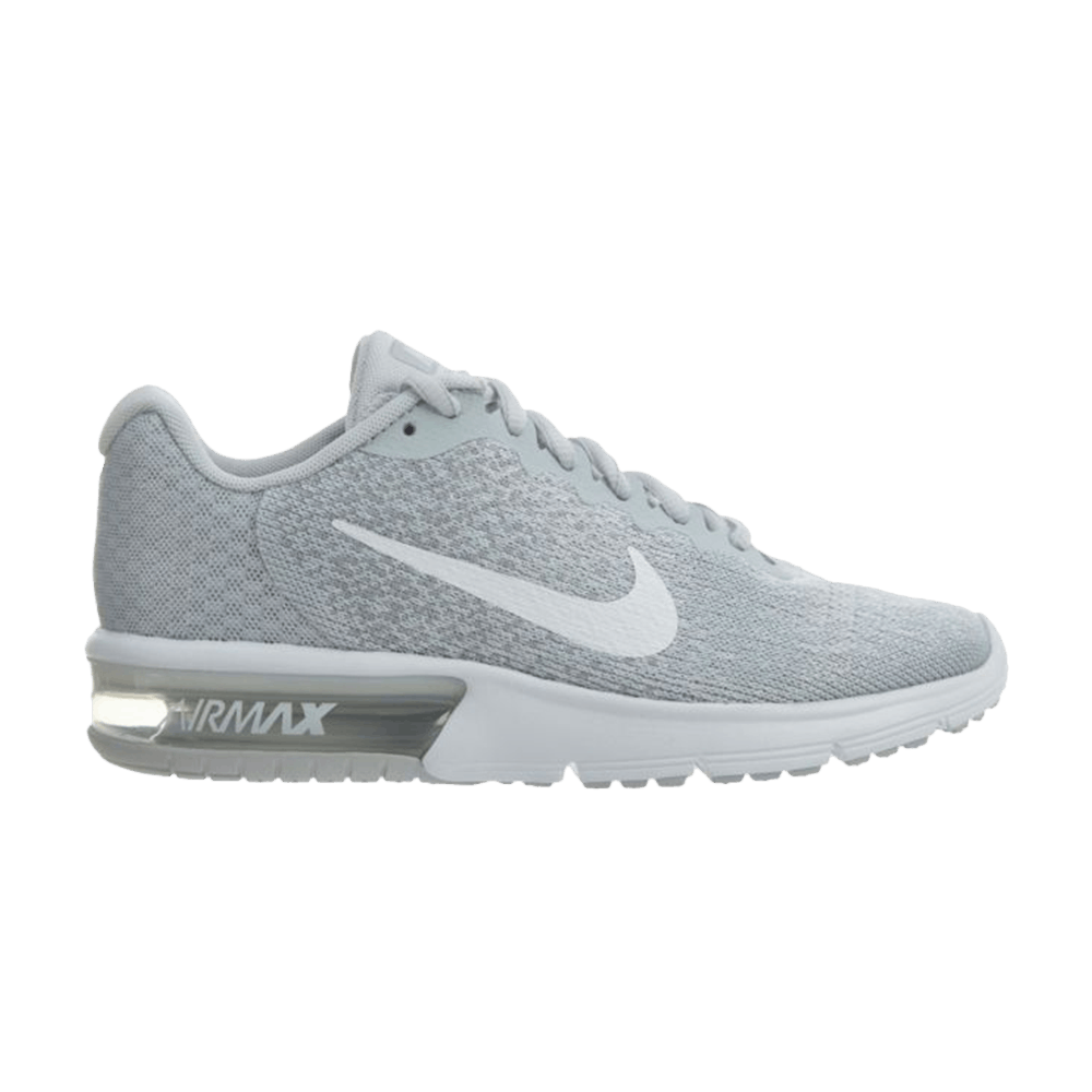 Pre-owned Nike Wmns Air Max Sequent 2 'pure Platinum' In White