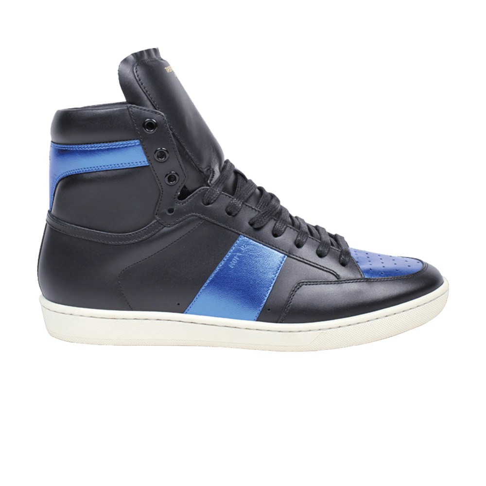 Saint Laurent SL-10 High Top 'Black Metallic Blue'