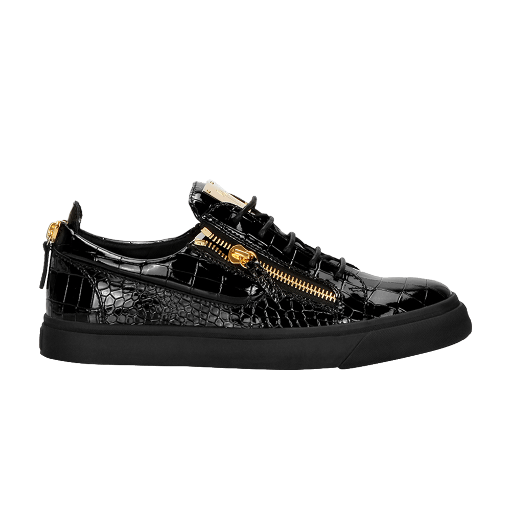 Giuseppe Zanotti London Double Zip Low 'Croc Patent'