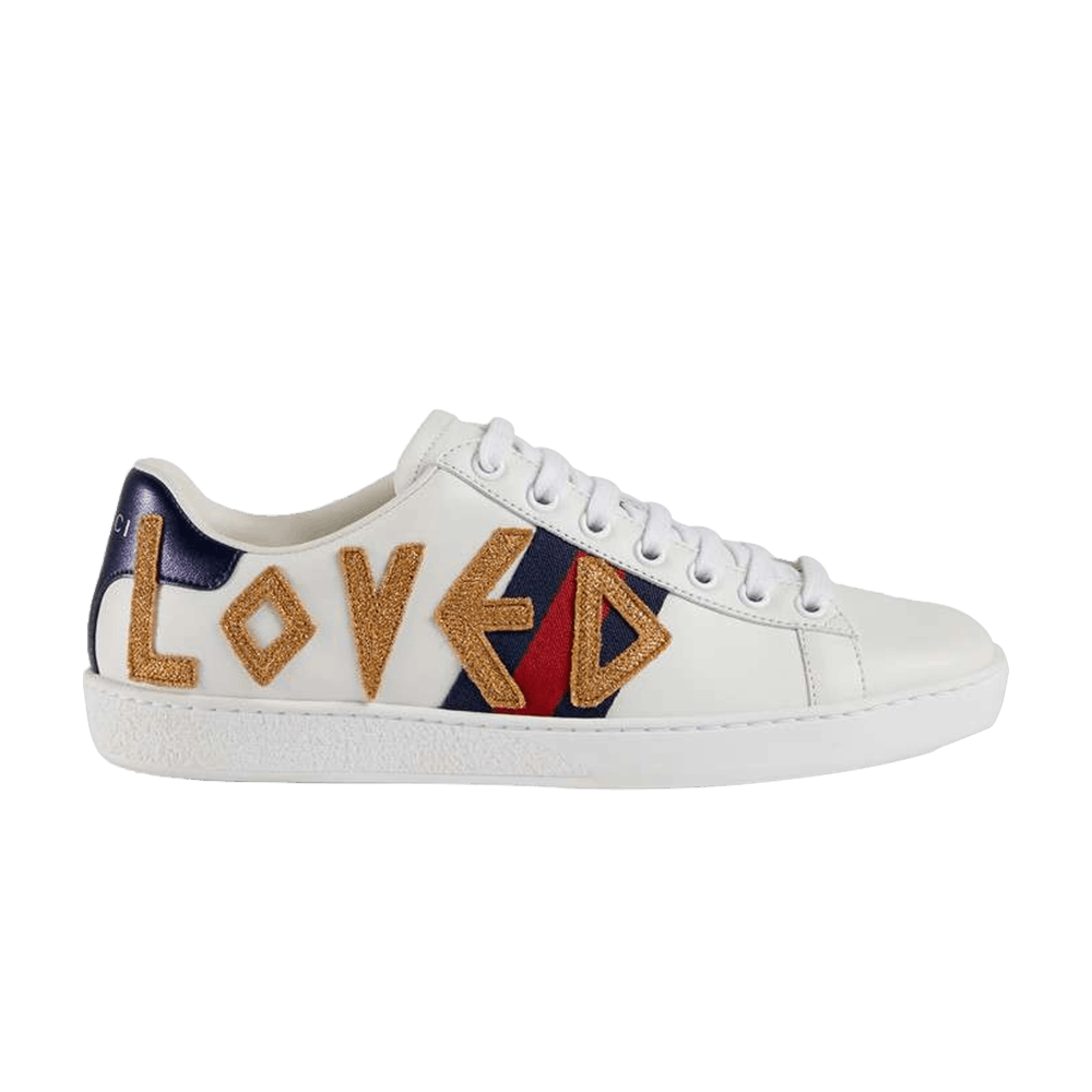 Gucci Wmns Ace Embroidered 'Loved'