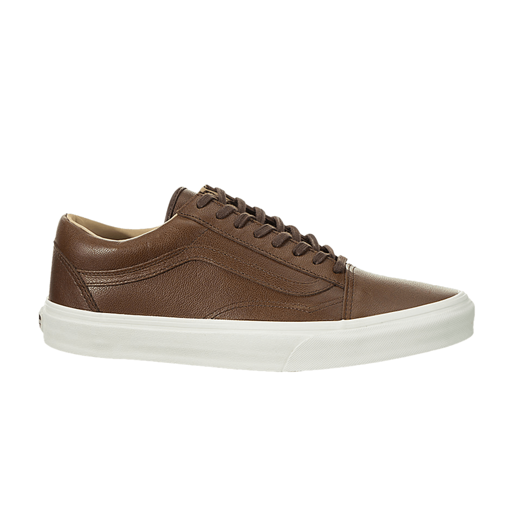 Old Skool Lux Leather 'Chocolate'