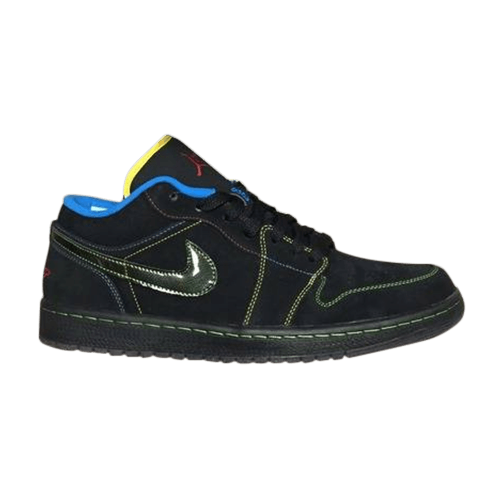 Air Jordan 1 Phat Low 'Black Yellow Blue'