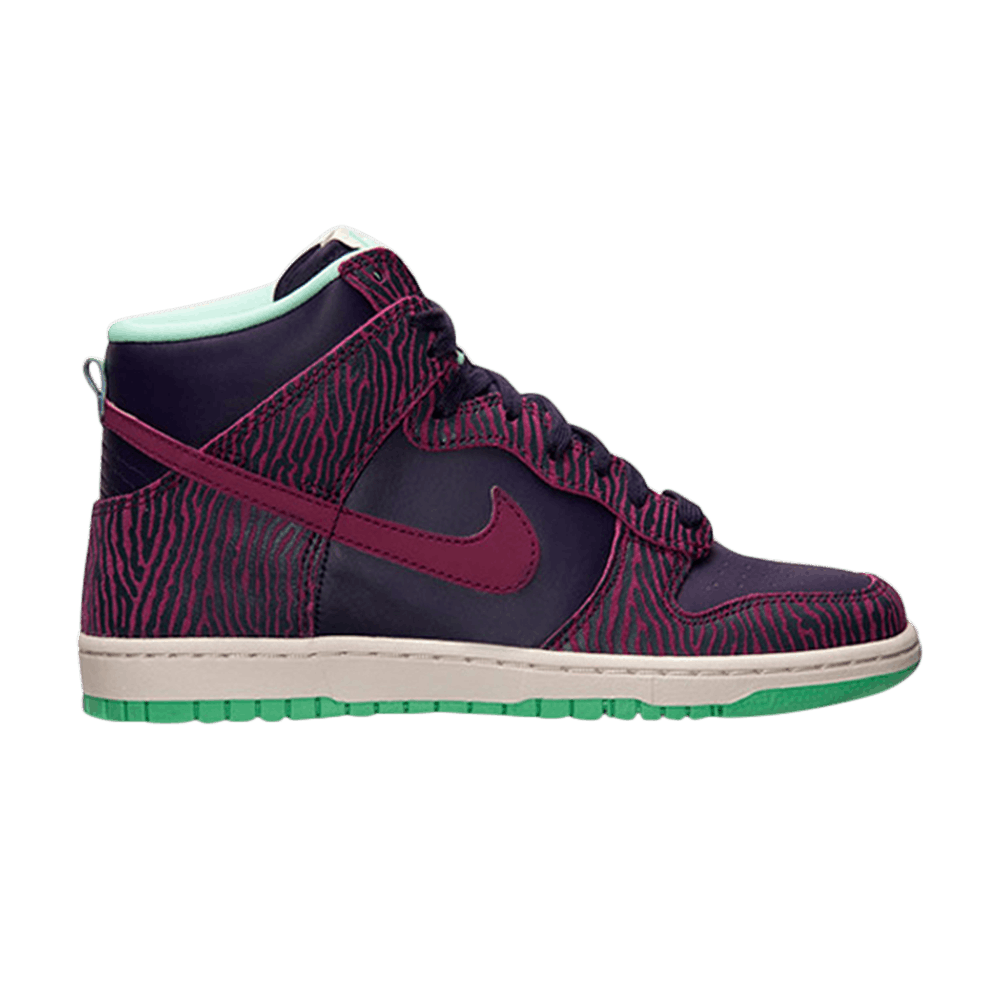 Wmns Dunk Hi Skinny Print 'Purple Dynasty'