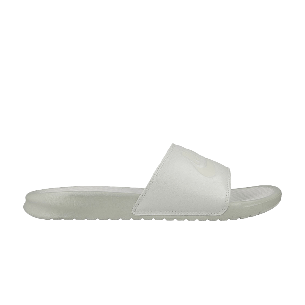 Wmns Benassi JDI Metallic QS 'Metallic Summit White'