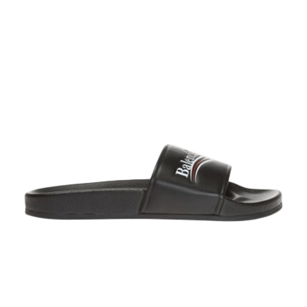 Balenciaga Embossed Logo Slides