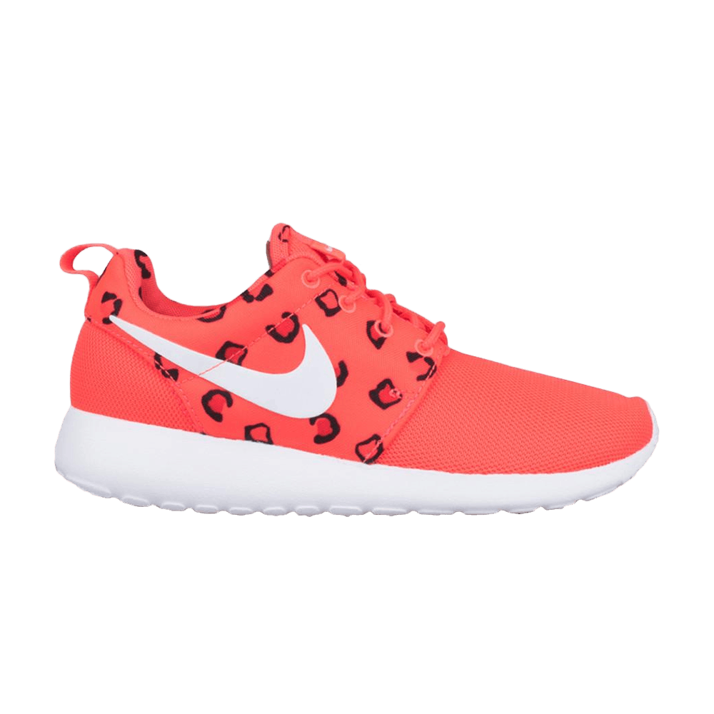 Wmns Rosherun Print 'Bright Crimson'