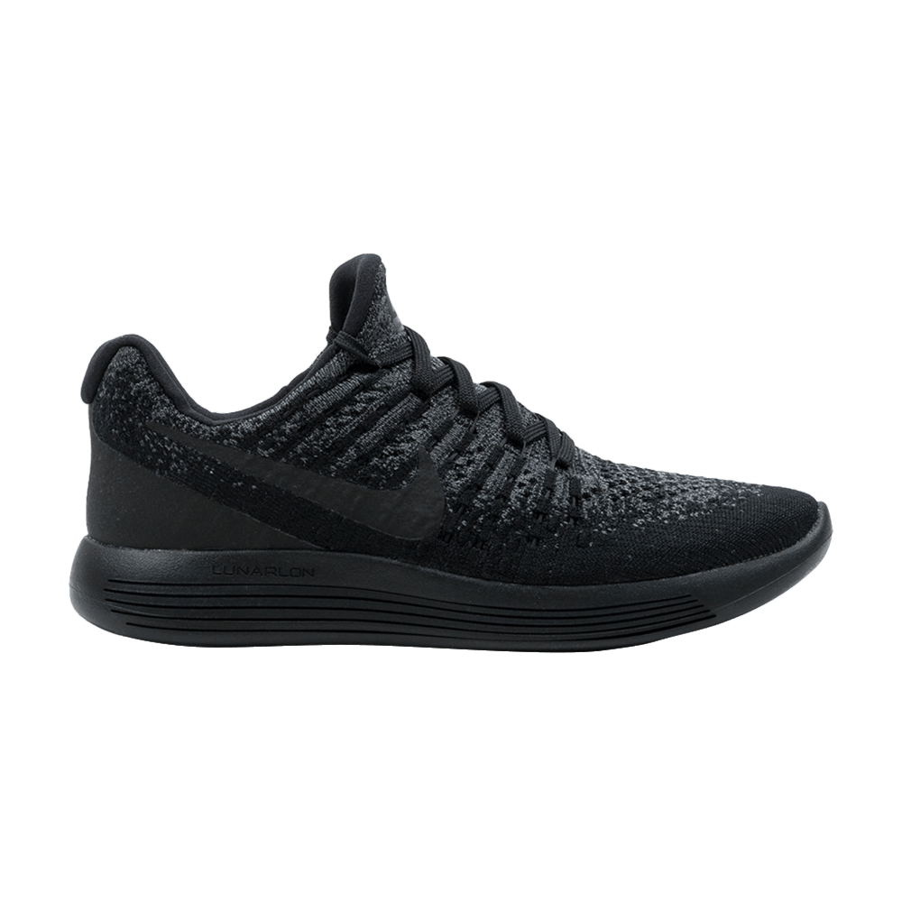 Wmns LunarEpic Low Flyknit 2 'Black Dark Grey'