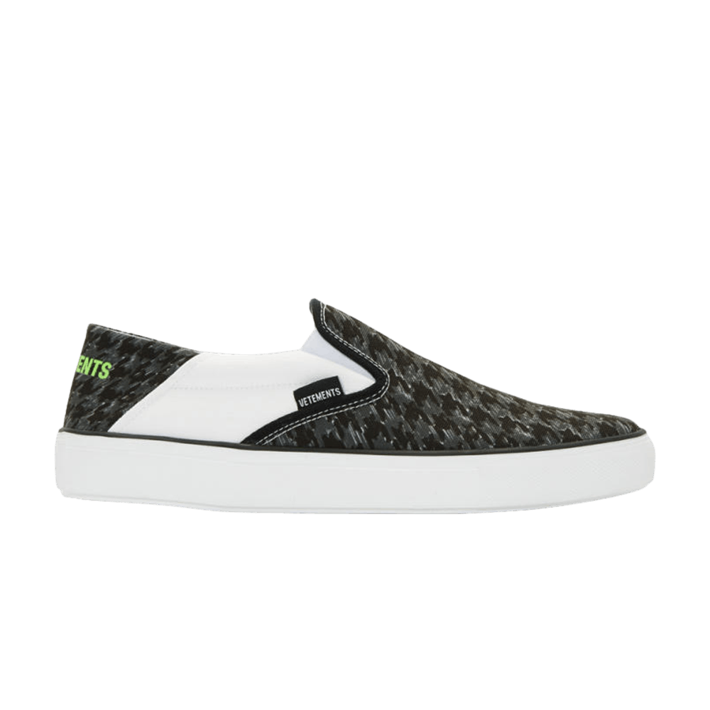 Vetements Canvas Slip-On 'Houndstooth'