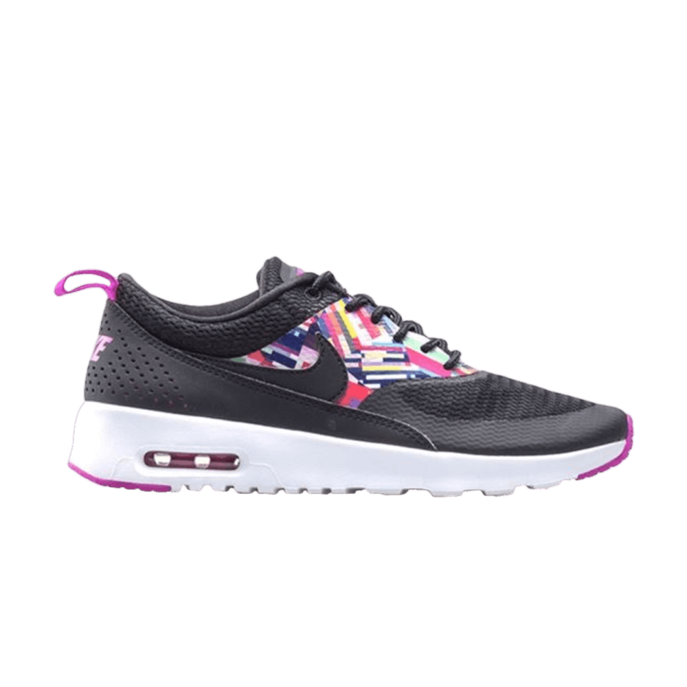 Air Max Thea Print GS 'Black Hyper Violet'