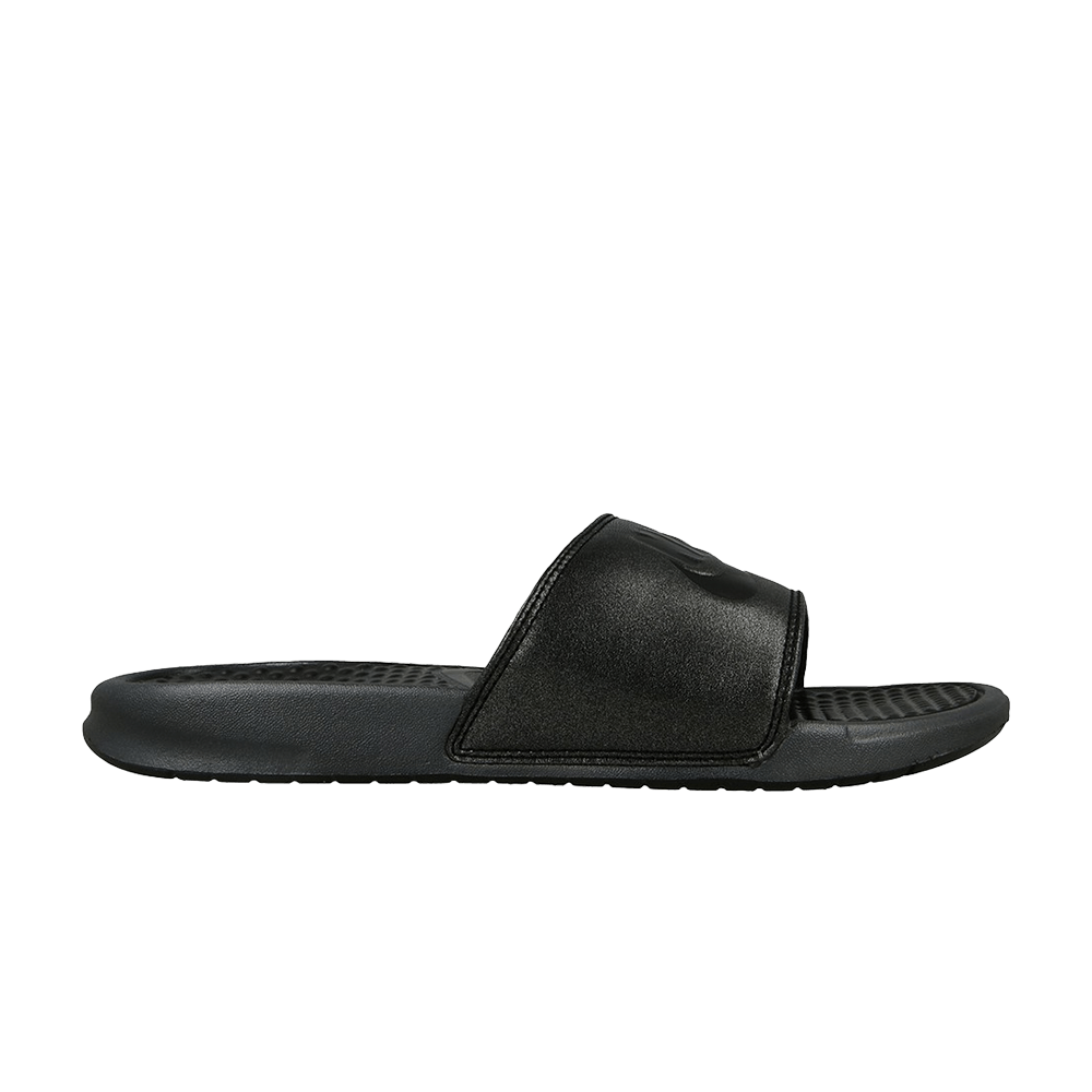 Wmns Benassi JDI Metallic QS 'Metallic Black'