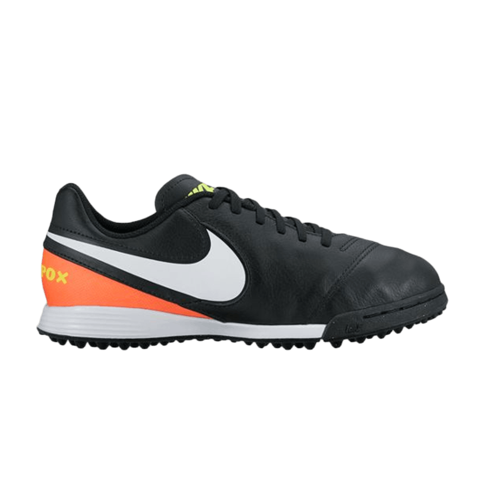 Jr TiempoX Legend 4 TF GS 'Black Hyper Orange'