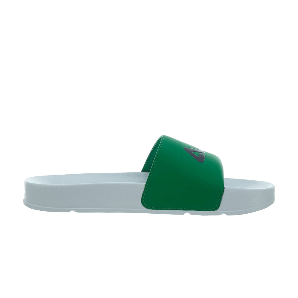 Drifter Slide 'White Green Navy'