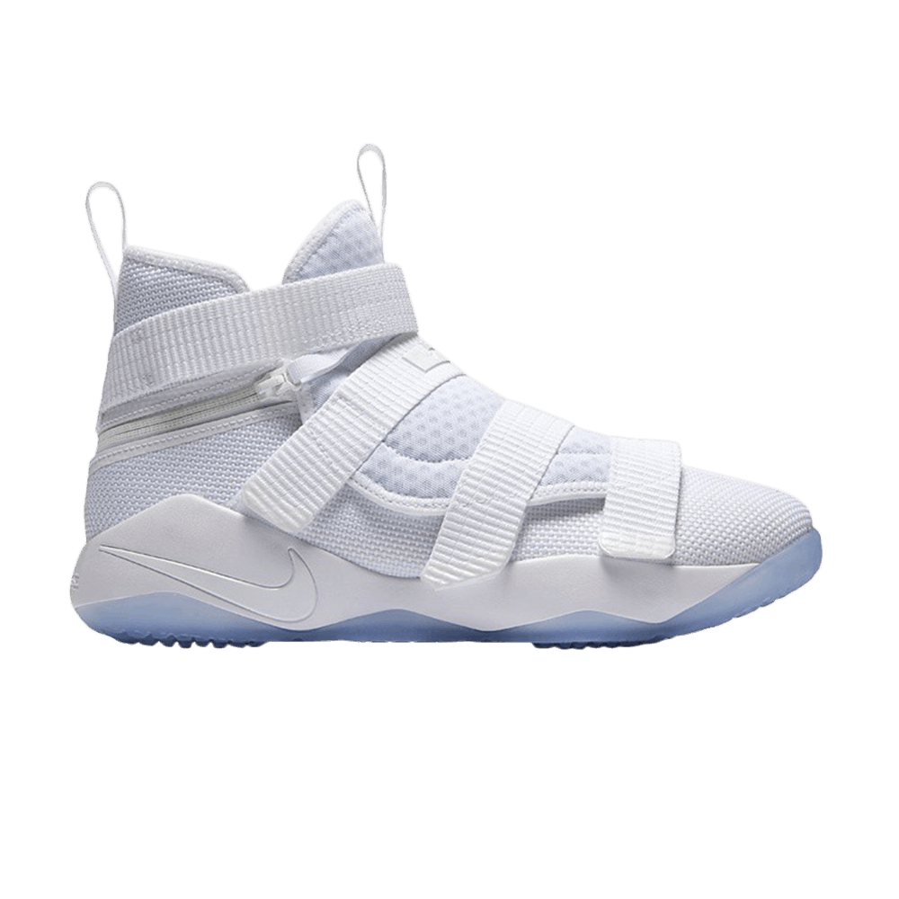 LeBron Soldier 11 Flyease 4E 'White Ice'