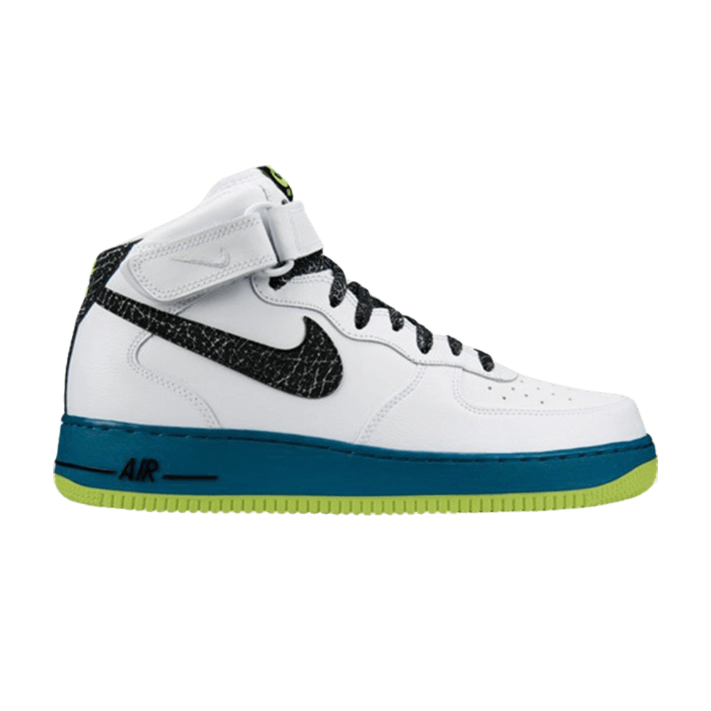 Air Force 1 Mid '07 'White Abyss Volt'