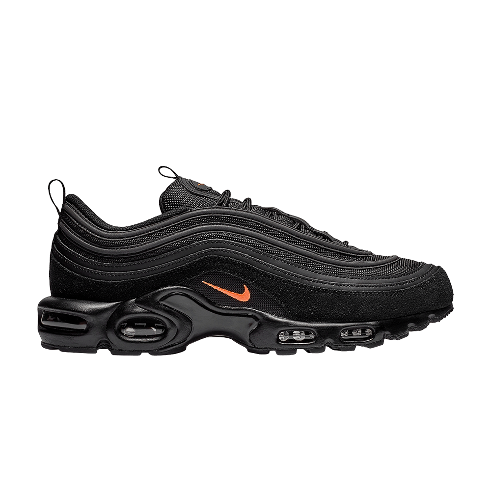 black orange air max plus