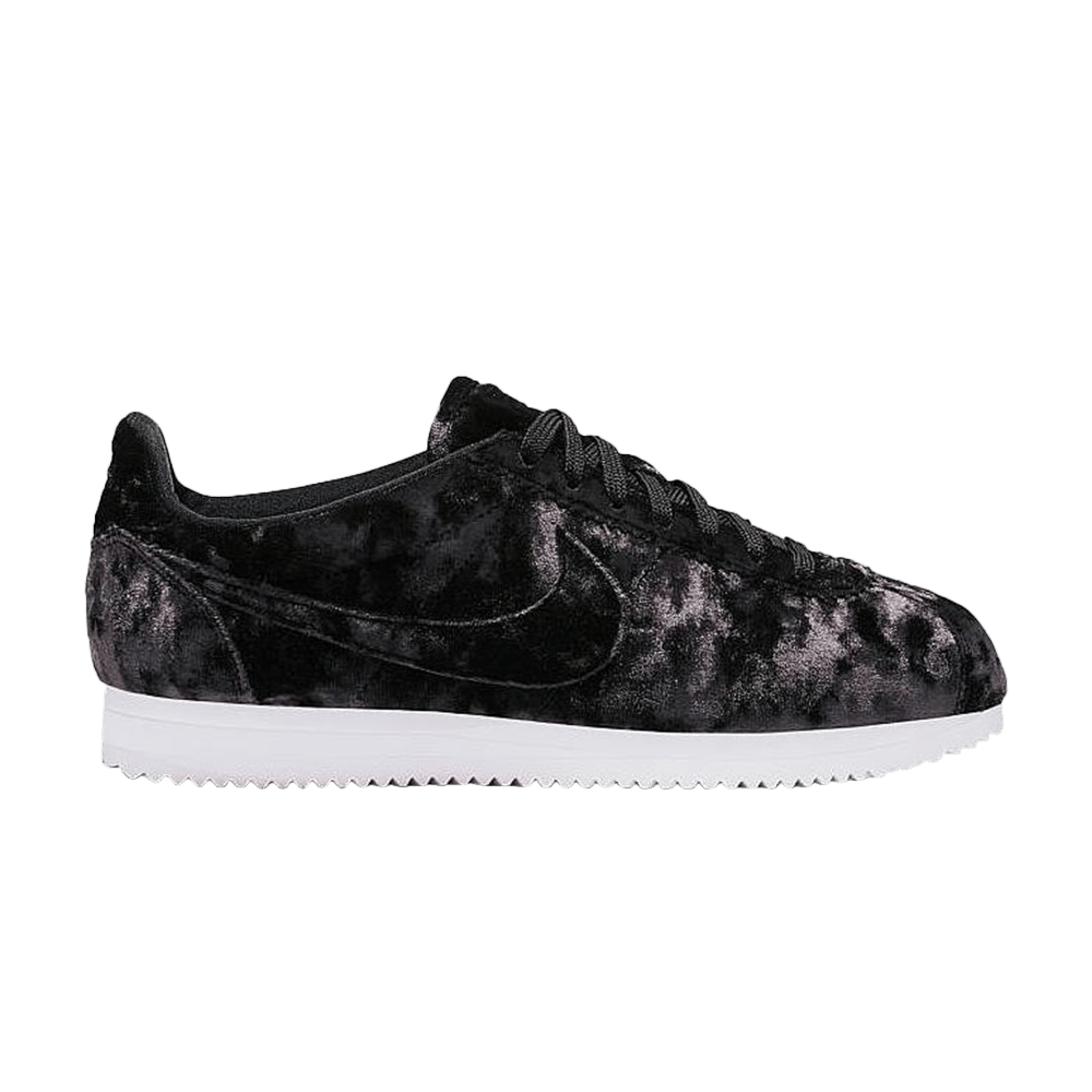 Wmns Cortez Classic PRM 'Velvet Black'