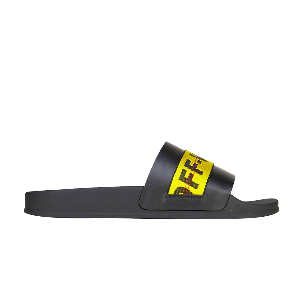 Off-White Industrial Sliders 'Black Yellow' S/S 2019