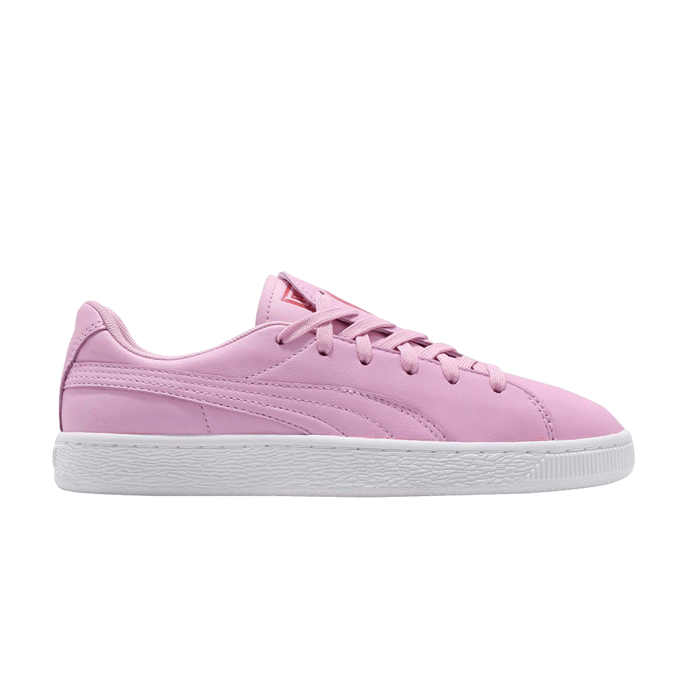 Pre-owned Puma Wmns Basket Crush Emboss 'pale Pink'