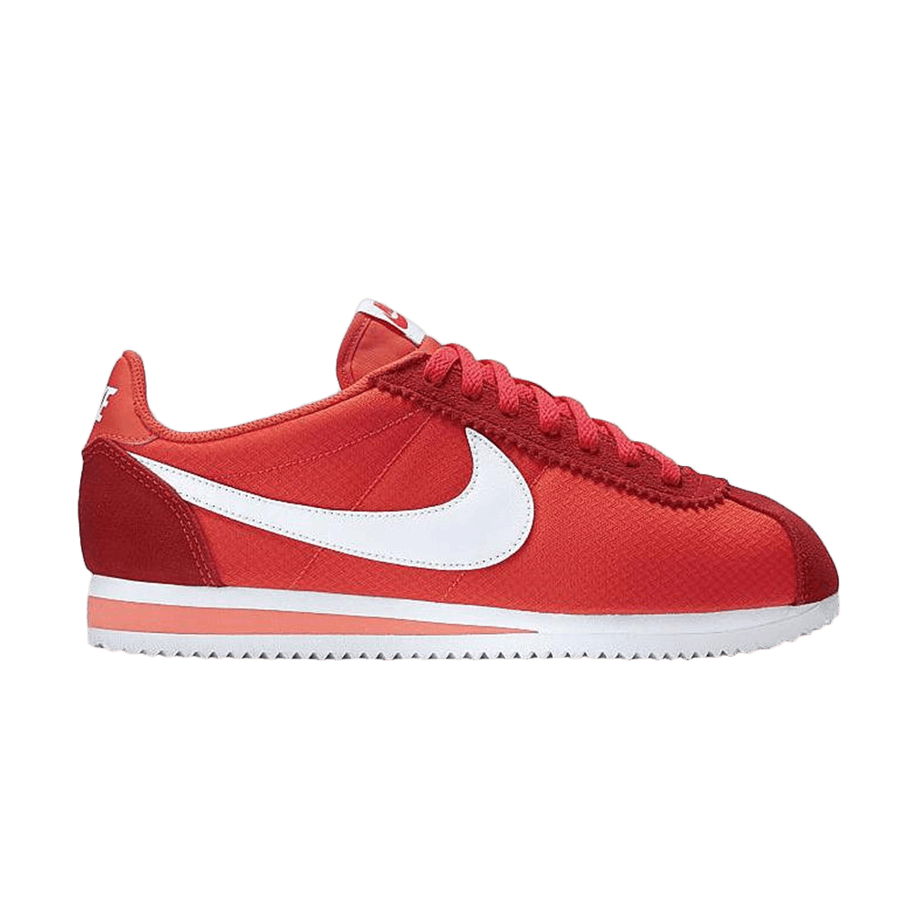 Wmns Classic Cortez Nylon 'Bright Crimson'