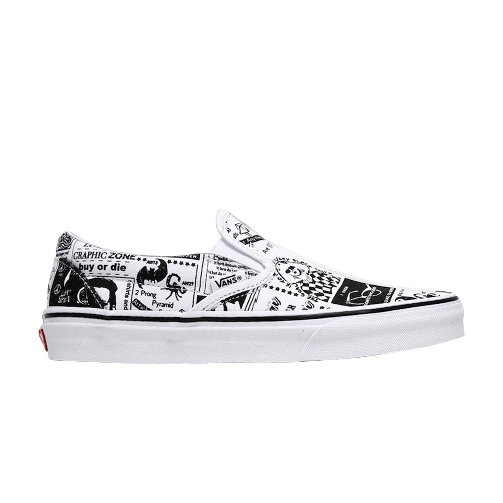 Ashley Williams x Classic Slip-On 'Newsletter Print'