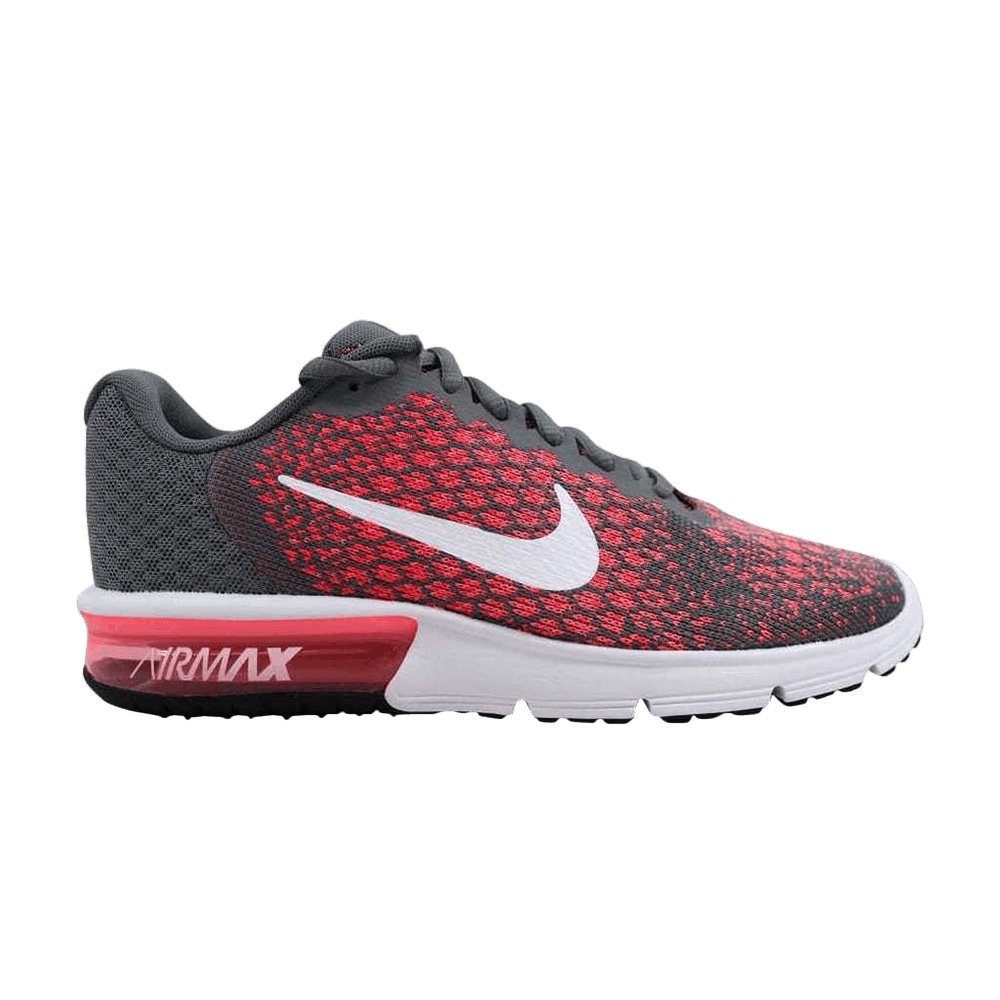 Wmns Air Max Sequent 2 'Grey Hot Punch'