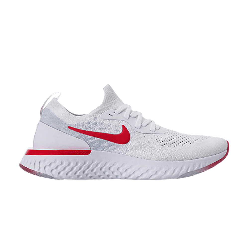 Epic React Flyknit GS 'White University Red'