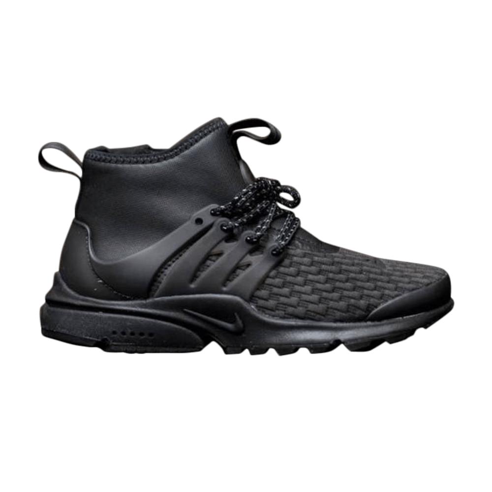 Wmns Air Presto Mid Utility Premium 'Triple Black'