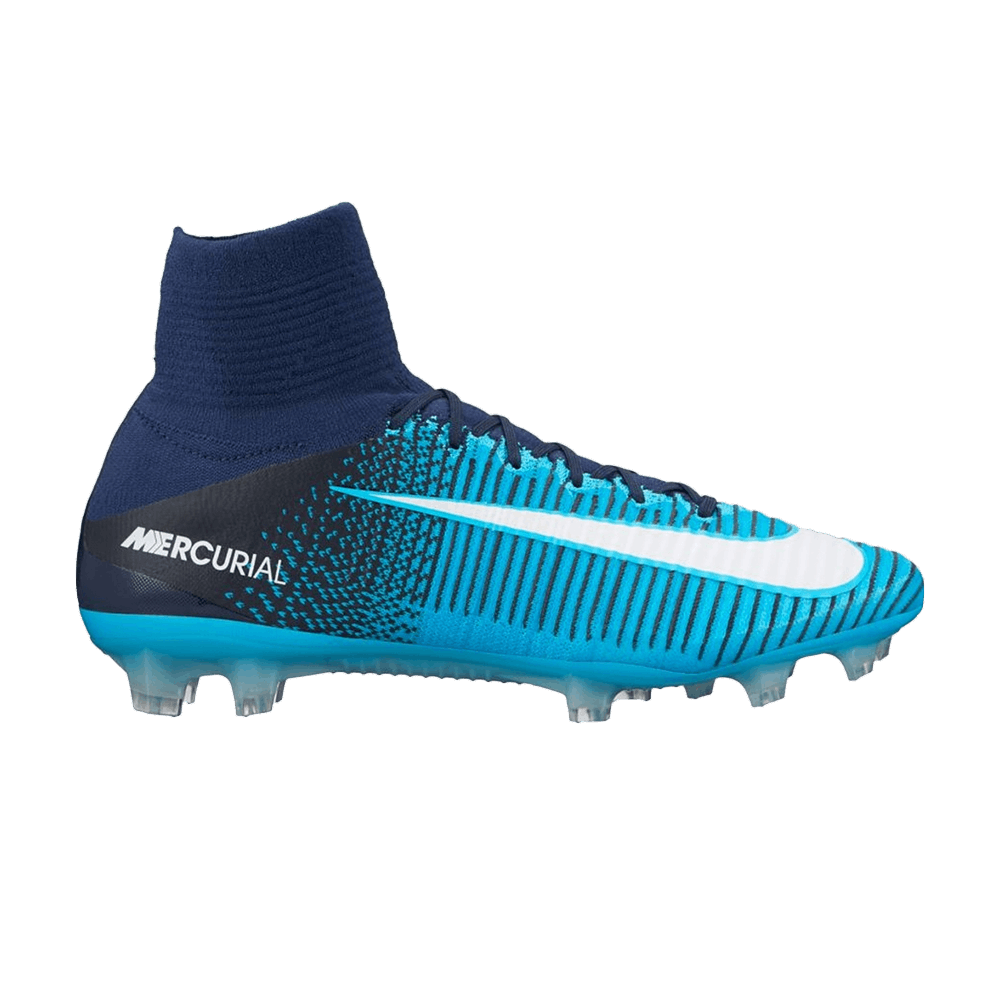 Mercurial Superfly 5 FG GS 'Obsidian Gamma Blue'