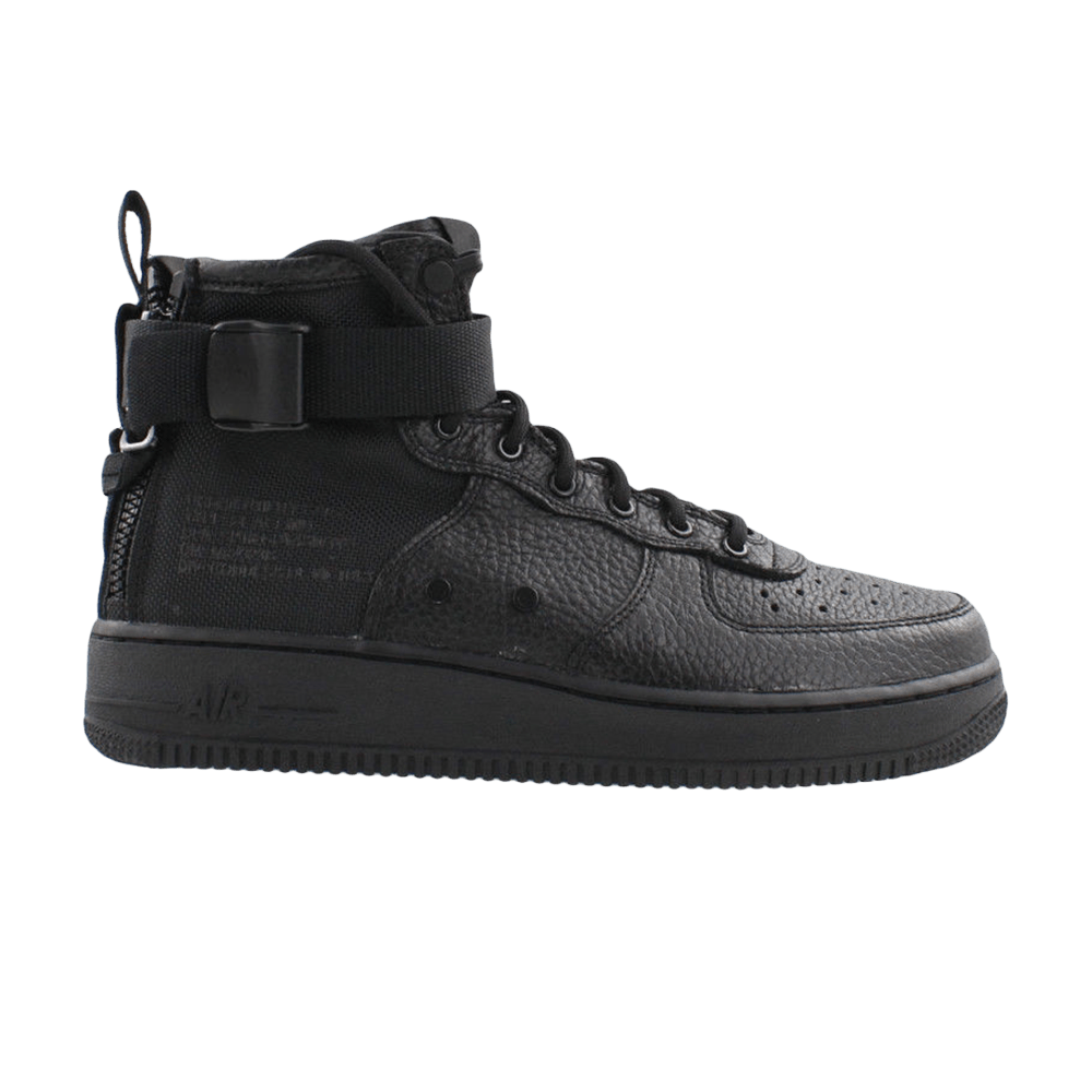 SF Air Force 1 Mid GS 'Triple Black'