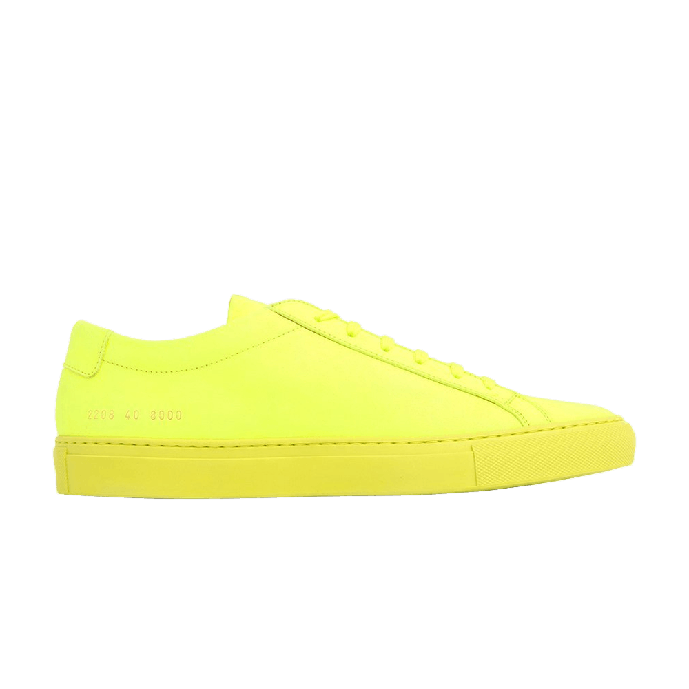 Common Projects Achilles Low 'Neon Yellow'