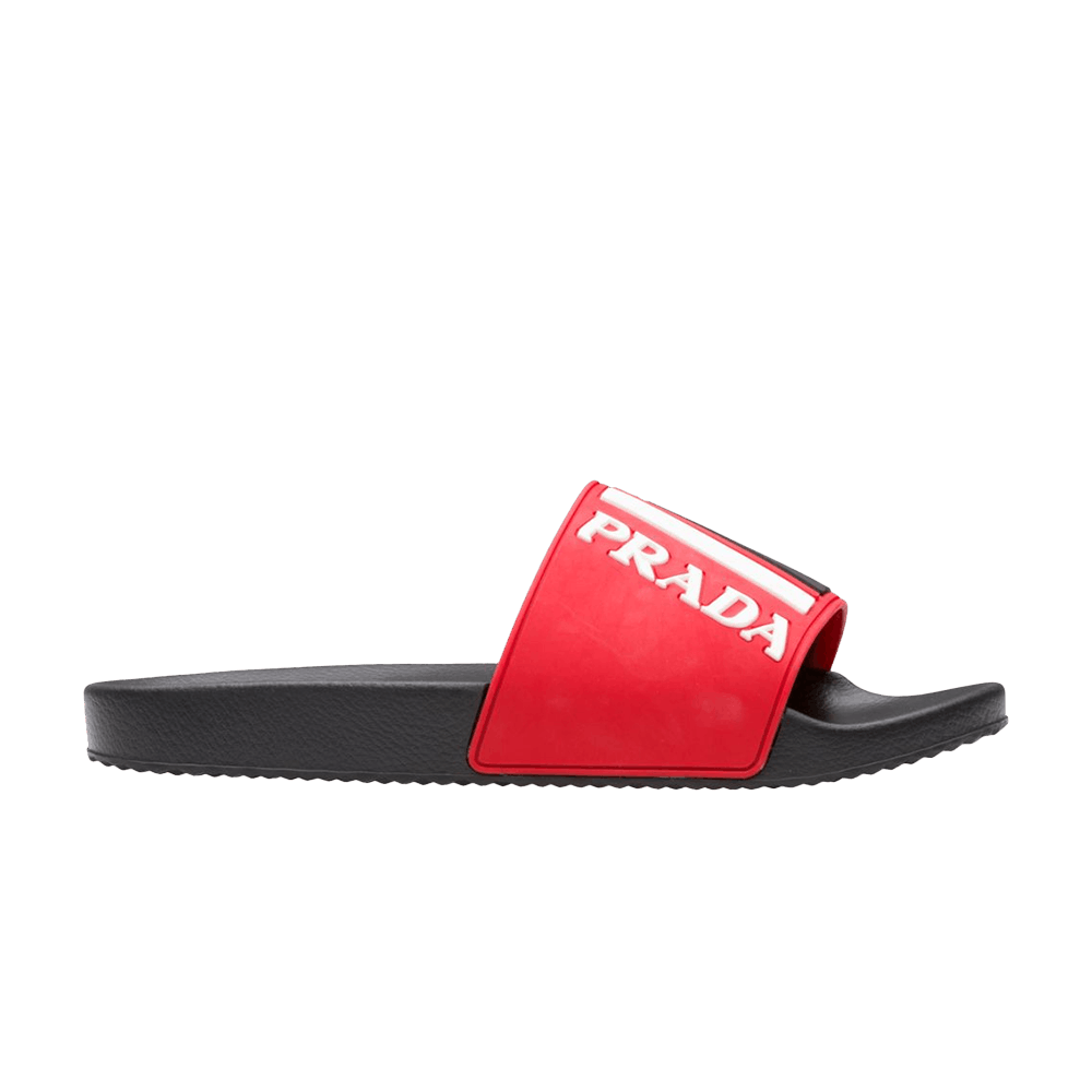 Prada Poolside Slide 'Red'