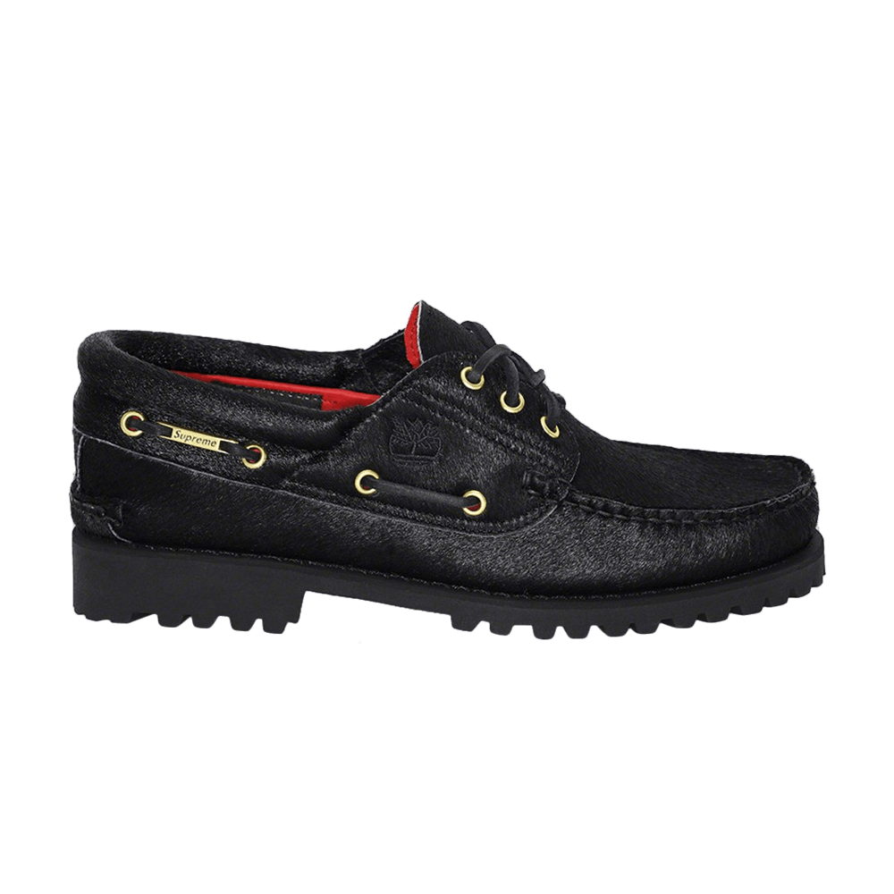 靴 Supreme Timberland Woven Leather 3 Eye Supreme Timberland Woven 3-Eye Lug Shoe (FW22) - $198
