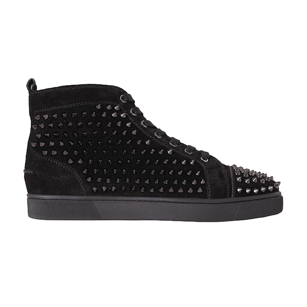 Christian Louboutin Louis Flat Calf Spikes 'Black'