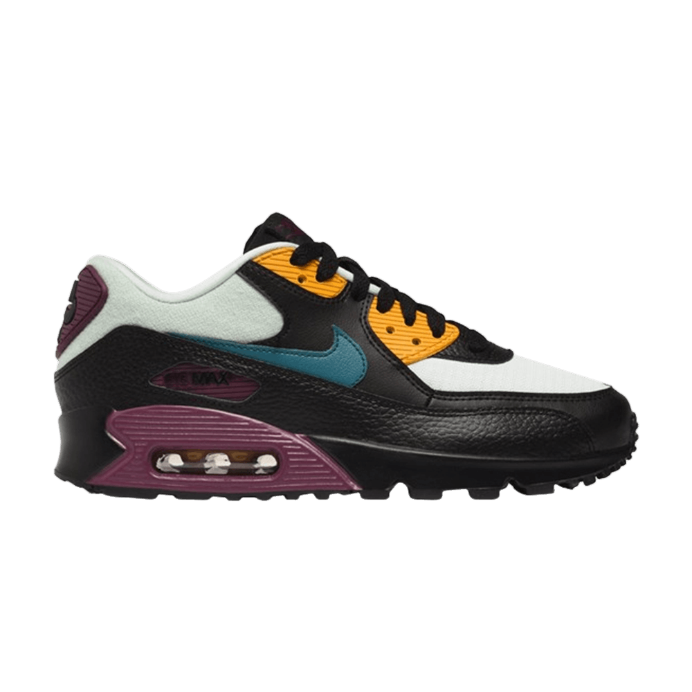 Wmns Air Max 90 'Silver Bordeaux Teal'