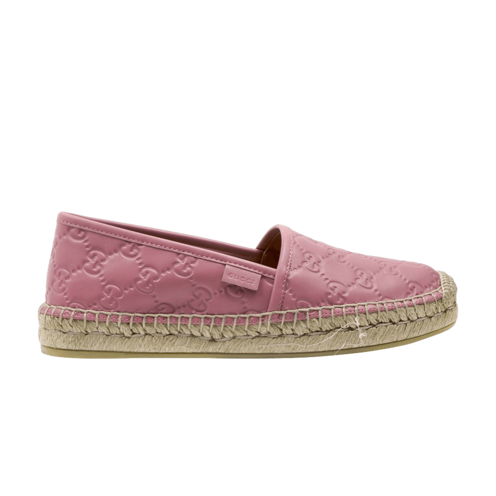 Gucci Wmns Espadrille Leather 'Rose Baby Pink'