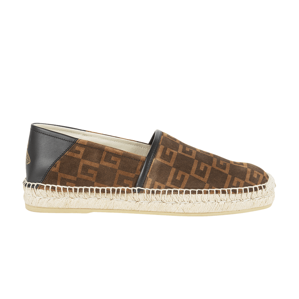 Gucci Logo Espadrille 'Brown'