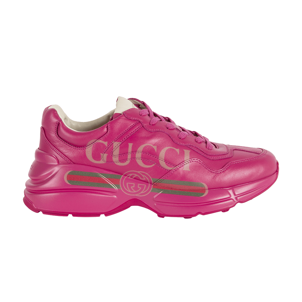 gucci rhyton sneakers pink