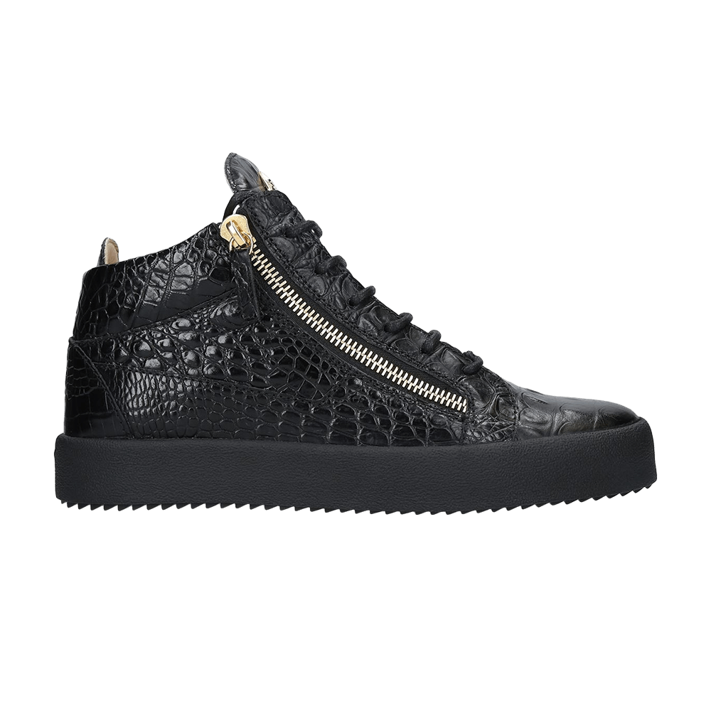 Giuseppe Zanotti London Zip Leather 'Croc'