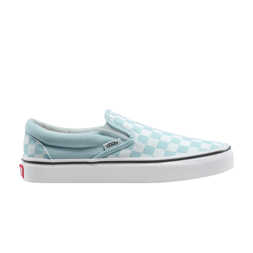 Classic Slip-On 'Baby Blue Checkerboard'