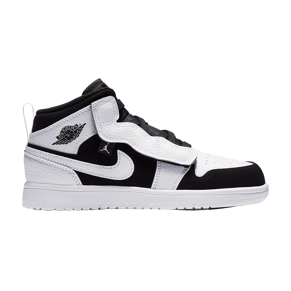 Air Jordan 1 Mid Alt PS 'White Black'